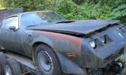 PARTING OUT:1981 PONTIAC TRANS AM 2 DR COUPE
COLOR:
EXTERIOR:GREY
INTERIOR: BLACK
OPTIONS: POWER WINDOWS, POWER DOOR LOCKS
DRIVETRAIN:
*ENGINE:
*TRANSMISSION: TURBO 350 : 125.00
BODY PARTS:
-TRANS AM HOOD AND SHAKER: 380.00
-TRANS AM FENDER AND INNER