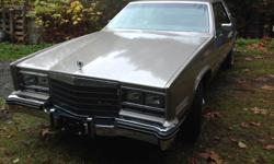 Make
Cadillac
Model
Eldorado
Year
1985
Colour
Beige
kms
90788
Trans
Automatic
This is one of the nicest original Eldorado's anywhere ,90,788 actual km , garage kept since new , virtually all Cadillac options including sunroof has the desirable factory