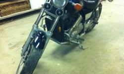 1985 1100cc Honda Shadow for parts. $500 obo. Call 1-250-743-9464 or cell 1-306-221-0845.