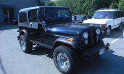 1985 JEEP CJ7
5 SPEED STANDARD
76,878 KM
NEW ENGINE
NEW REAR END
NEW CLUTCH
NEW CARB
HAVE ALL THE SERVICE RECORDS
$4,900
PLEASE CONTACT: 604-788-9178 FOR MORE INFORMATION