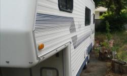 BEAUTIFUL & LOVED FIFTH WHEEL READY TO GO FOR SUMMER FUN AND MAKING MEMORIES
ONE PIECE ROOF - NEVER HAD ANY LEAKS
UPDATED WIRING/ NEW BATTERIES/ELECTRIC LIFTING STABILIZERS FOR EASY LOADING ONTO TRUCK
ARCTIC RATED FOR YEAR-ROUND USE ALONG WITH AWNING
DUAL