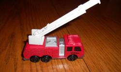 This firetruck has all the bells and whistles of a Tonka!! Extendable and rotational ladder. 6 wheels. In great condition.
$7.00 o.b.o