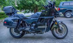 Great price for a great bike. $2,800 OBO. Bike runs fine with no problems. I I don't need the larger bike for commuting and am down-sizing.
1993 Anthracite Black 1100cc Touring Bike with smooth and powerful BMW "Flying Brick" 4 cylinder water-cooled,