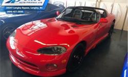 Make
Dodge
Model
Viper
Year
1993
Colour
Red
kms
53
Trans
Manual
Price: $109,995
Stock Number: UVM0483
VIN: 1B3BR65E8PV200483
Engine: 8.0L 10 Cylinder Engine
Fuel: Gasoline
Check out our large selection of pre-owned vehicles today!
Compare at $113295 - Our