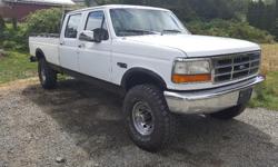 Make
Ford
Year
1993
Colour
White
Trans
Automatic
kms
337000
Selling my F350 crew cab 4x4...runs and drives great..very little rust...ac blows cold...has XLT seats and recent brake work...New used 35 " tires...consider trades for quads ...dirtbikes or z28