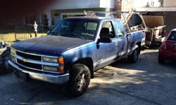Make
Chevrolet
Model
1500
Year
1995
Colour
Blue
Trans
Automatic
Looking to sell my Chevy 1500, it's been a solid work truck but I am looking to upgrade. It's got 204,000 Kms on it. Open to trades for another truck or best offer. $3000OBO