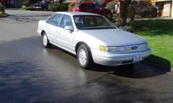 Make
Ford
Model
Taurus
Year
1995
Colour
Silver
kms
108000
Trans
Automatic
Only two owners, my grandfather and my mother. In very good condition inside. A few scrapes and dents on the outside but very road worthy. 6 cylinders. 3.0L engine. No chips or