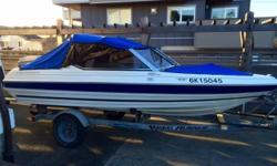 1996 Package. 16' Campion Bow rider, with 4 stroke 50 Hp Mariner with tilt / trim, electric bilge and Road runner trailer. All in beautiful condition. It is extremely clean with really nice upholstery and full Sunbrella covers in perfect shape. Motor and