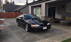 Make
Ford
Model
Mustang
Year
1998
Colour
Black / Black
kms
20000
Trans
Manual
1996 Mustang Cobra completely stock expect for Borla Exhaust / slightly lowered . Wet sanded and polished. This is an original cobra that has been stored in temp controlled