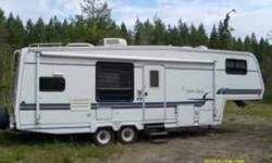 Price reduced. Fully loaded - excellent condition. Always stored under cover, non smokers.
- built-in dinette with storage under seats
- 12' slide
- large screen room with privacy panels
- awnbrellas ( support braces for awning in case of strong wind)
-