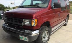 Make
Ford
Year
1997
Colour
red
Trans
Automatic
kms
146262
1997 E150 Ford with Braun wheelchair lift. 4.6 L engine, auto trans, ps,pw,pb,radio,hitch. With lowered floor, new tires, new batteries. Conversion parts to have wheelchair driver. Excellent