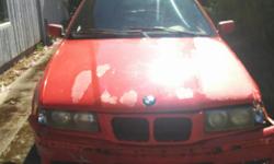 Make
BMW
Colour
Red
Trans
Manual
kms
355000
I have a 1997 BMW 318TI Hatchback in the Hellrot red colourway. This car features a manual transmission paired with a 1.9L engine making this car a very fun and light weight. As seen in the pictures, there is