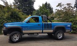 Colour
Blue
Trans
Automatic
Thousands spent. Newer front end and brakes and bushings. Custom lights. Truck is 99.9% rust free. Drives nice and 4 wheel drive works great. Truck isnt perfect but is real nice. Will consider trade plus cash for 70 s gmc 4