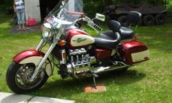 I'm selling a 1998 honda valkyrie 1500cc in mint condition, has new front and rear metzler tires,windsheild, tank bra, saddlebags, his and hers mustang seat plus have the stock one, K&N air filter and lots of chrome, amsoil synthetic oils always used.....