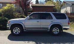 Make
Toyota
Colour
Kathy
Trans
Automatic
kms
250000
98 TOYOTA 4 RUNNER 2 Wheel drive V6 automatic from California. We have owned it for about 10 years and have taken good care of this vehicle, it has leather seats air conditioning sunroof keyless entry