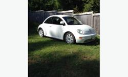 Make
Volkswagen
Model
Beetle
Year
1998
Colour
White
kms
217000
Trans
Manual
1998 VW BEETLE, 5 speed manual transmission, 2.0 great on gas, very clean, black and gray interior, power windows, locks, alarm. good tires, heated seats, air conditioning, back