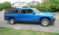 Make
Dodge
Model
Dakota Club
Year
1999
Colour
BLUE
kms
225000
Trans
Automatic
1999 DAKOTA CLUB CAB V6 automatic w/ overdrive. Original owner private sale. Runs and drives well. does not burn oil, no leaks. Recent king pins front brakes and rotors. Daily