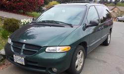 Make
Dodge
Model
Grand Caravan
Year
1999
Colour
Green
kms
350000
Trans
Automatic
New Tires - July 2015
Front Brakes (Calipers/Rotors/Pads) - July 2015
Tranny Flushed - Every 2 years. Last - July 2014.
New Rad - 2013
New Alternator - 2013
Runs great.