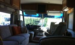 Itasca Sunrise 32T Class A motorhome 1999, 47,000km 1999 Itasca motorhome- : Ford chassis, 418 V10 :good tires including spare : DSI water heater and furnace : toilet, bath, shower, sink, laundry hamper in one room w/ skylight : dash air, two roof airs,