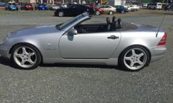 Make
Mercedes-Benz
Model
SLK230
Year
1999
Colour
silver
kms
104579
Trans
Automatic
1999 Mercedes-Benz SLK 230 Kompressor, Hard Top Convertible, Very Low Kms 104,579, Nice Looking Car, Black Leather Interior, 2.3L 4CYL Super Charged, 5 Speed Automatic,
