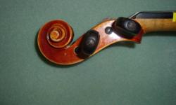 1976  E.R. PFRETZCHNER  VIOLIN WITH  CASE  AND BOW...HAND  MADE  COPY  OF  A STRAD  ..MITTENWALD  WEST  GERMANY ...IDEAL  FOR  6 TO 9 YRS OLD