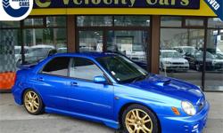 Make
Subaru
Model
Impreza WRX STi
Year
2000
Colour
Blue
kms
109292
Trans
Manual
Price: $12,890
Stock Number: 1184
Interior Colour: Black
Engine: 4-cyl, Turbo
Fuel: Gasoline
Low Mileage/Kilometres: 105,292km
Warranty coverage applies anywhere in Canada in