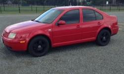 Make
Volkswagen
Model
Jetta
Year
2000
Colour
red
Trans
Manual
2000 VW Jetta TDI, 307XXX kms, new clutch and front axles installed in May 2016, new timing belt, water pump, tensioner, rollers and serpentine belt installed in June 2016, new front struts,