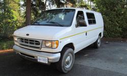 Make
Ford
Model
E350
Year
2001
Colour
White
kms
325000
Trans
Automatic
BC TRUCK - Really Clean and well serviced - Trades Special 5.4 TritonV8 - BRAND NEW PLUGS AND AN UPGRADED COIL PACK OD Automatic - cloth Captains seats up front - also has a 2