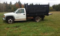 Make
GMC
Model
3500
Year
2001
Colour
White
kms
131497
Trans
Automatic
2001 GMC 3500 gas auto 9 1/2' elect over hydro dump inspected Nov 2016 $5500.00
Located just outside O'Leary