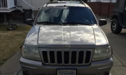 Make
Jeep
Model
Grand Cherokee
Year
2001
Colour
silver
Trans
Automatic
2001 Jeep Grand Cherokee Limited, V8, fully loaded, sunroof, AWD, leather interior, automatic locks, tow package, reliable vehicle used within Prince George. Good winter tires included