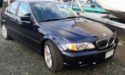 Make
BMW
Model
330
Year
2002
Colour
Navy blue
kms
180000
Trans
Manual
I have babied this car since the day I got it. I am the second owner of this beauty. It gets detailed once a year and always use premium fuel. GOOD ON FUEL!!! This car is in pristine