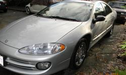 Make
Chrysler
Model
Intrepid
Year
2002
Colour
silver
kms
134000
Trans
Automatic
Please read entire ad before contacting me!
2002 Chrysler Intrepid R/T, 4 Door Sedan, FWD, 134,000 kms, Silver with Black Leather Interior, 3.5L High Output 244HP V6, 4 speed