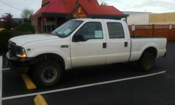 Make
Ford
Model
F-250 Super Duty
Year
2002
Colour
White
kms
198000
Trans
Automatic
5.4 Ltr. V8. New Drive Train. Dana 60 rear end. New 2 piece drive shaft. U joints etc. New steering damper,Newer Tires Toyo M55 10 ply. Shocks brakes all new within last