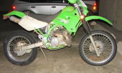 2002  Kawasaki KDX 220R Two-stroke, enduro dirt bike. Plenty of aftermarket parts, in good working condition, rear trials tire 60%, front tire %90. Comes with FMF Gnarly pipe, Turbine Core II silencer, Devol rad, front, rear disk guards, pipe guard,