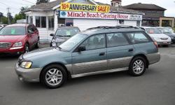 Make
Subaru
Model
Outback
Year
2002
Colour
Grey
kms
288907
Trans
Automatic
Check out this 2002 Subaru Outback with AWD and full weather package for only 4,995. Great for city and country this Subaru features A/C, roof rack, alloy wheels, keyless entry,