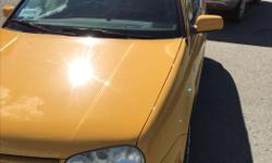 Make
Volkswagen
Model
Cabrio
Year
2002
Colour
Yellow
kms
173520
Trans
Automatic
Used- Volkswagen Cabrio, great first car for any guy/girl fun in the summer with an easy 10 second manual folding top. in great condition only a slight tear in driver seat and