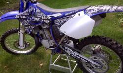 2002 YZ 250
 
Bike is ready to ride! needs nothing! tons of compression and lots of power!
Email with any questions.
 
Will take any reasonable offer! I need this bike gone ASAP!
mailto: remotemike540@hotmail.com