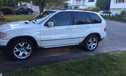 Make
BMW
Colour
White
kms
178000
Fully loaded white with black leather, navigation, moon roof, heated front seats, new brakes, new Michelin tires in 19" rims, fully tinted windows front and rear, this car has been well cared for. I am the 2nd owner and
