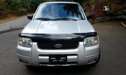 Make
Ford
Colour
Silver
Trans
Automatic
kms
144000
2003 Ford Escape Limited 3 Litre v6 auto, Silver exterior, black leather interior ,sunroof, ,power drivers seat ,mirrors, windows, locks,heated seats, 6cd changer, auto dim rear view mirror ,rear backup