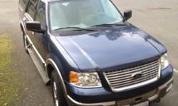 Make
Ford
Model
Expedition
Year
2003
Colour
Blue
kms
272000
Trans
Automatic
runs well
272,000 kms
8 seater
leather interior
heated front seats
has all wheel drive