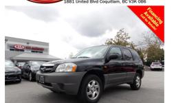 Trans
Automatic
2003 Mazda Tribute DX V6 with alloy wheels, roof rack, tinted rear windows, power locks/windows/mirrors, A/C, CD player, AM/FM stereo, rear defrost and so much more!
STK # 69286A
DEALER #31228
Need to finance? Not a problem. We finance