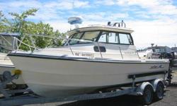 Main engine is a low hour 20012 Suzuki 140 hp 4 stroke and the kicker is a 2015 Suzuki 9.9 hp remote with power tilt. The boat is loaded with equipment and ready to go fishing or cruising.
For more information or to arrange viewing, please call Roger @