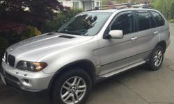 Make
BMW
Model
X5
Year
2004
Colour
Metalic Silver
kms
219000
Trans
Automatic
BEAUTIFUL METALIC SILVER BMW X5
LUXURY SUV
THIS LOCAL BC UNIT WITH NO ACCIDENTS
EQUIPPED WITH AN AUTOMATIC TRANSMISSION, POWER SUN ROOF, LEATHER INTERIOR WITH HEATED SEATS, POWER