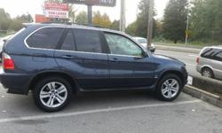 Make
BMW
Model
X5
Year
2004
Colour
Blue
kms
190000
Trans
Automatic
Im selling my beautiful 2004 BMW X5, I am the second owner and it is accident free! It comes fully loaded with a V8, heated and power seats, heated steering wheel, power windows and locks,