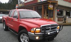 Make
Dodge
Model
Dakota
Year
2004
Colour
Red
kms
228000
Trans
Automatic
-Pioneer bluetooth touchscreen CD Stereo, Hard Tonneau Cover, Bush Bar with fog light
-Automatic Transmission with 4.7 L V8 Engine
-Air conditioning
-Alloy wheels with front disc