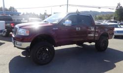 Make
Ford
Colour
burgundy
Trans
Automatic
kms
163000
2004 ford f150 xlt lariat 4x4 super crew LIFTED , 5.4 litre, automatic, fully loaded, incl leather, alloy wheels, console shift, privacy glass, cd, vent shades, 35x12.5 20 inch wheels, Toyo open country