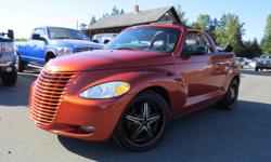 Make
Chrysler
Model
Pt Dream Cruiser
Year
2005
Colour
copper
kms
228
Trans
Automatic
2.4L TURBO CHARGED 4 CYLINDER ENGINE, GREAT CONDITION, FULLY LOADED! LEATHER HEATED SEATS, POWER HARD TOP CONVERTIBLE, AUTOMATIC TRANSMISSION, 228,760 KM'S, ALLOY WHEELS,