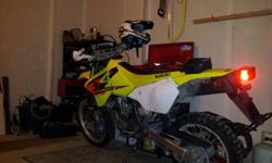 Hello!!! I am looking to trade my DRZ400s for a motocross bike. I bought this bike thinking that I would use it to trail ride with my kids and as it turns out I am really only using it to run aound town. Im hoping to get an MX bike to have around just