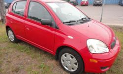 Make
Toyota
Model
Echo
Year
2005
Colour
RED
kms
182765
Trans
Automatic
4 CYL, AUTOMATIC, 5 DOOR HATCHBACK, CD, POWER LOCKS, COMES WITH WARRANTY, NEW INSPECTION , NEW OIL CHANGE, 4 WHEEL ALIGNMENT. GREAT ON GAS