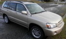 Make
Toyota
Model
Highlander
Year
2005
Colour
Brown
kms
245
Trans
Automatic
2005 Toyota Highlander AWD....3.3 6cyl engine (good on fuel)automatic with overdrive--cruise control--power heated mirrors--power windows--power locks--power steering--cold air